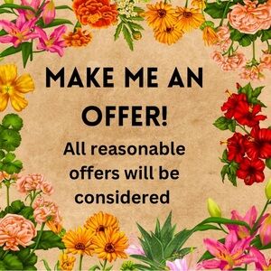 Offers welcome! 🤗